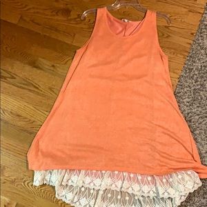 Orange boutique dress
